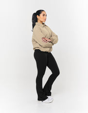Collared Bomber Jacket - Sandstone