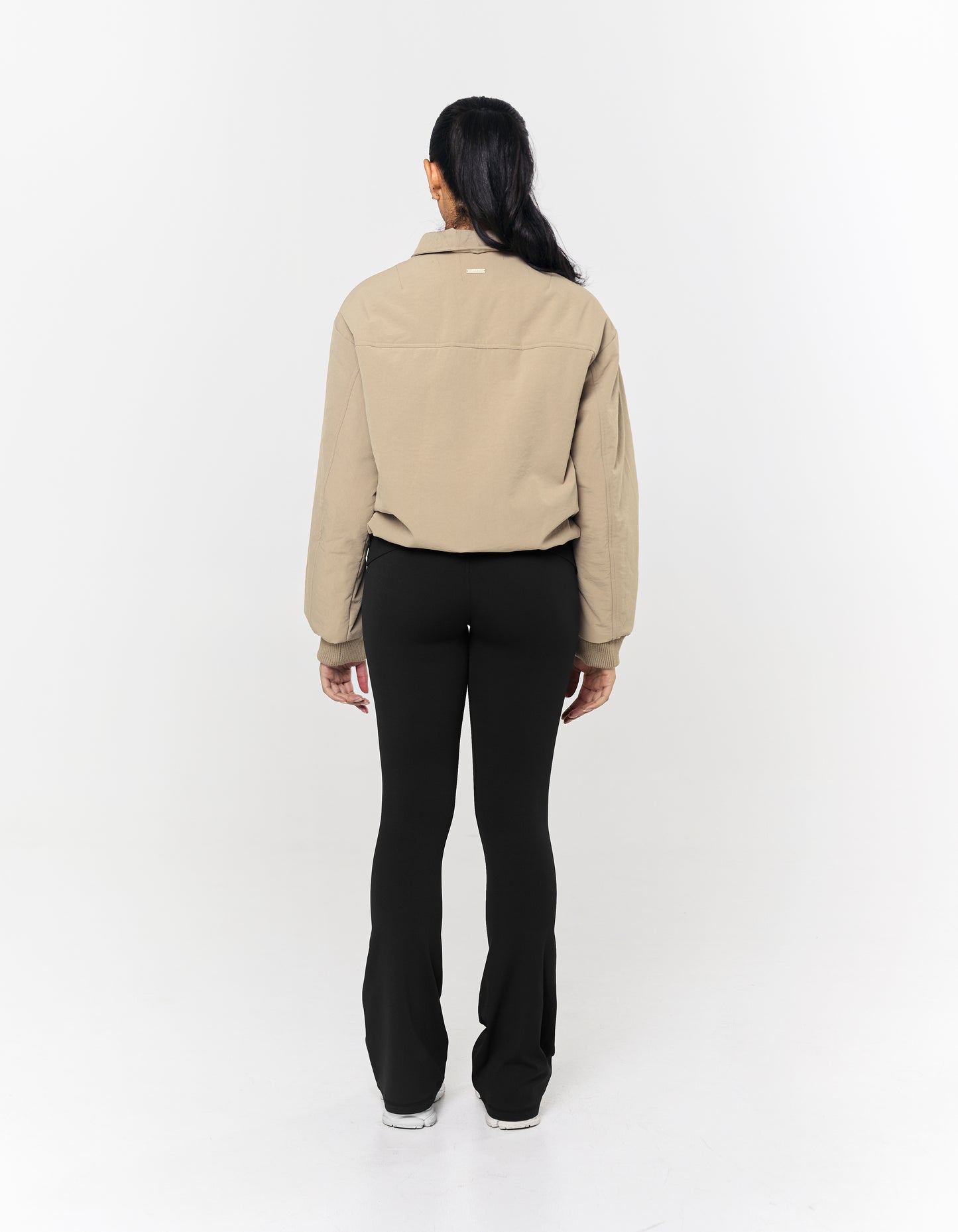 Collared Bomber Jacket - Sandstone