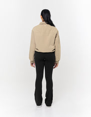 Collared Bomber Jacket - Sandstone