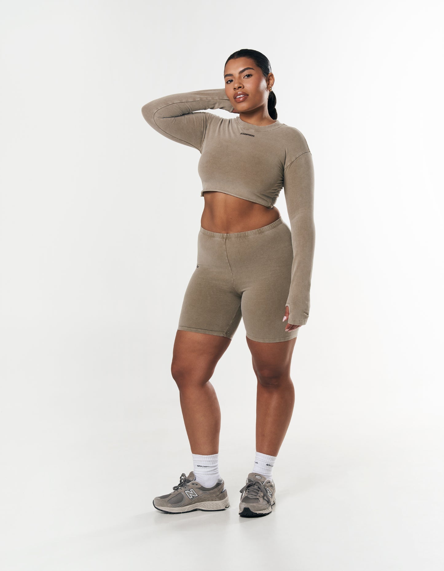 OOS Cropped Long Sleeve - Earth
