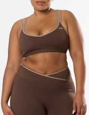 Double Strap Crop Airlyte - Coconut