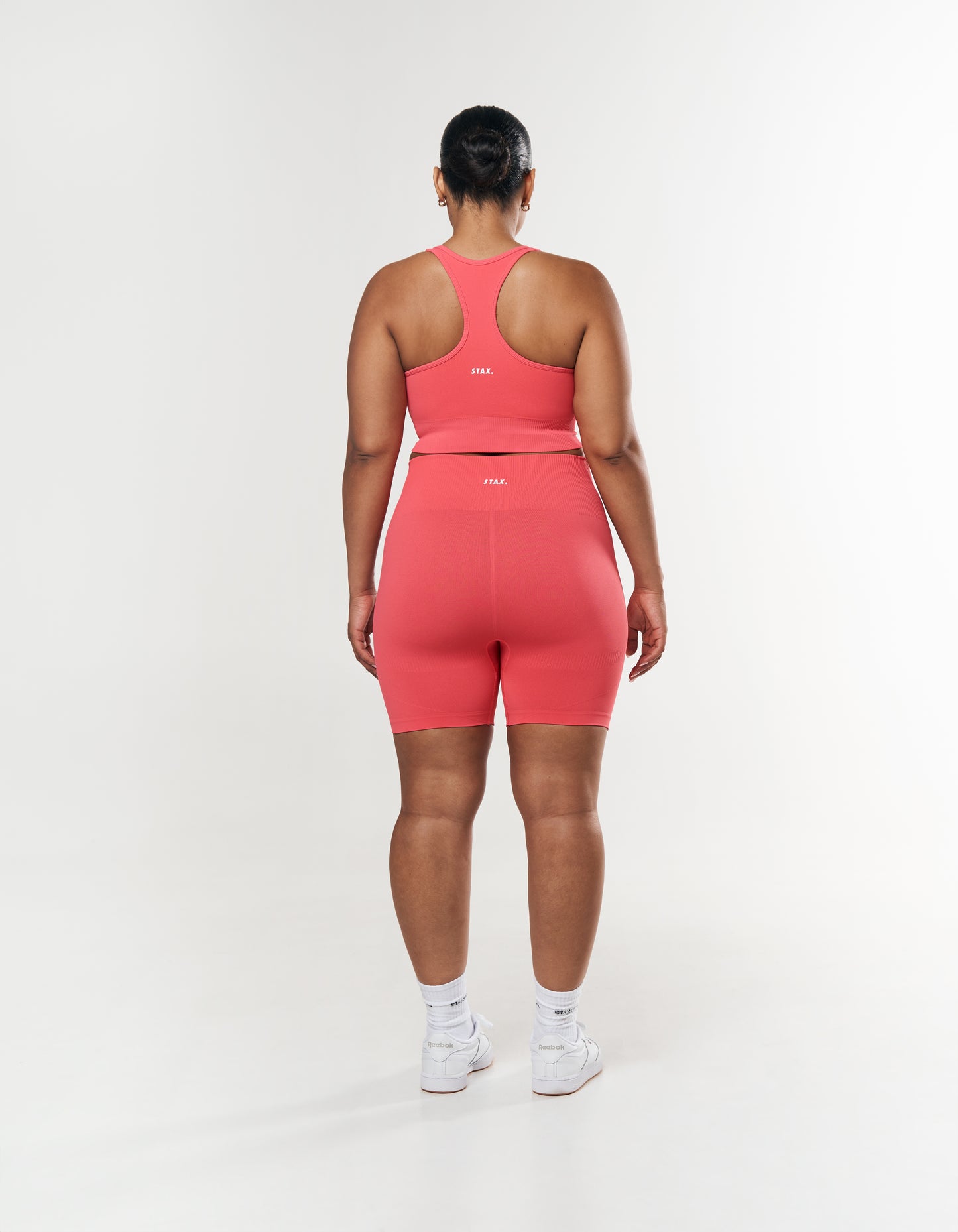 Premium Seamless Midi Bike Shorts - Pink