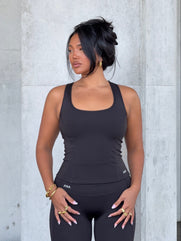 Fitted Mesh Tank Astryx - Carbon