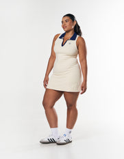 Racquet Club Dress - Cream