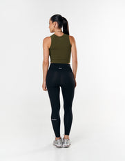 Ribbed Tank - Khaki