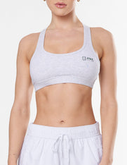 Run Club Cotton Classic Crop - Marle Grey