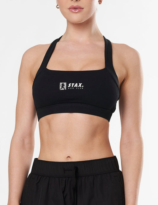 Run Club 2 Cotton Square Crop - Black