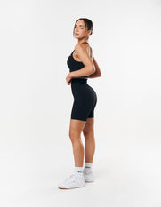 Premium Seamless Midi Bike Shorts - Astro