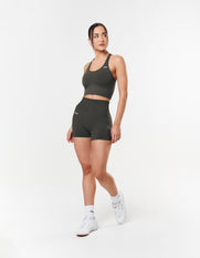 Premium Seamless Racer Crop - Dovetail