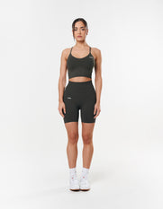 Premium Seamless Strappy Crop - Dovetail