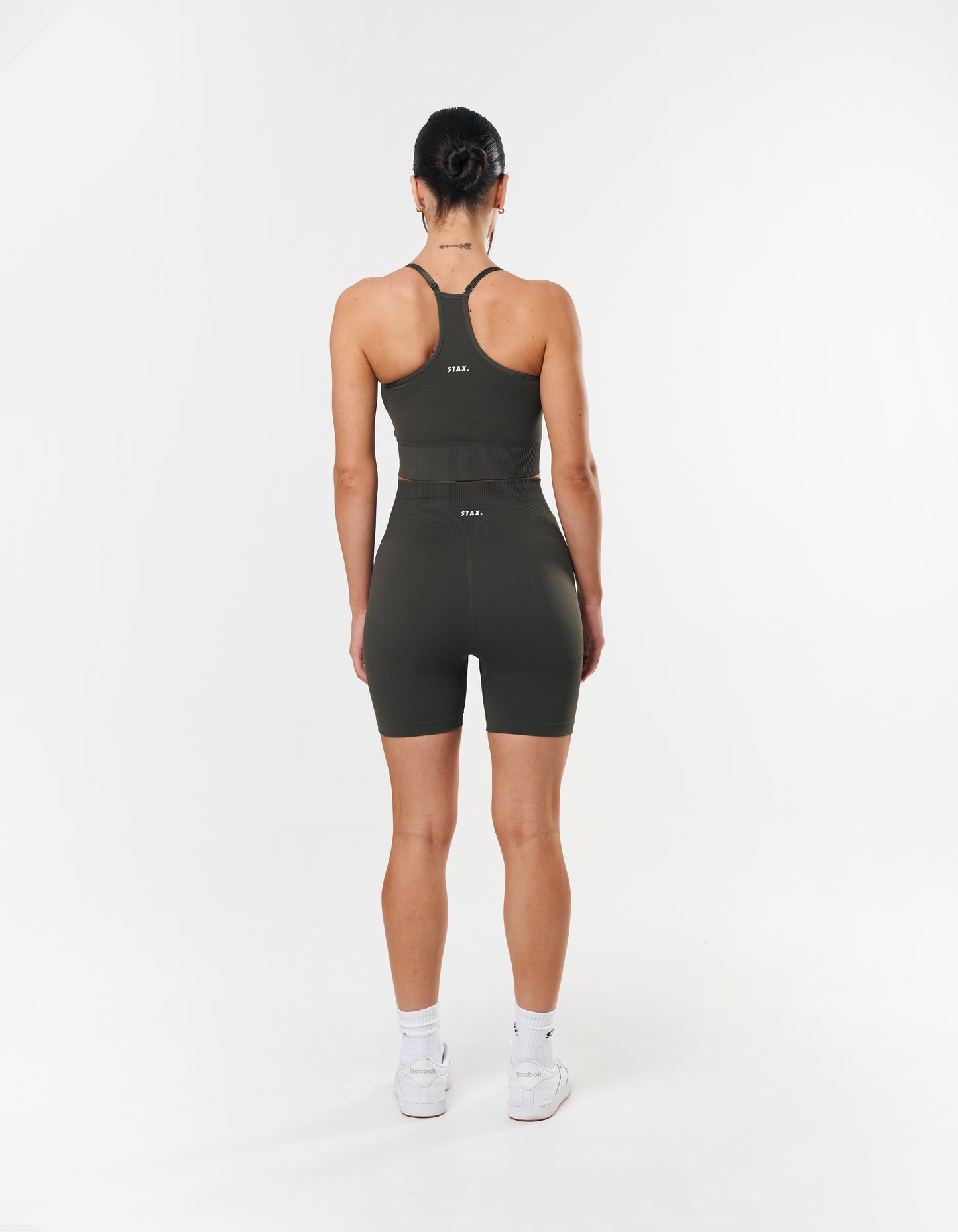 Premium Seamless Midi Bike Shorts - Dovetail