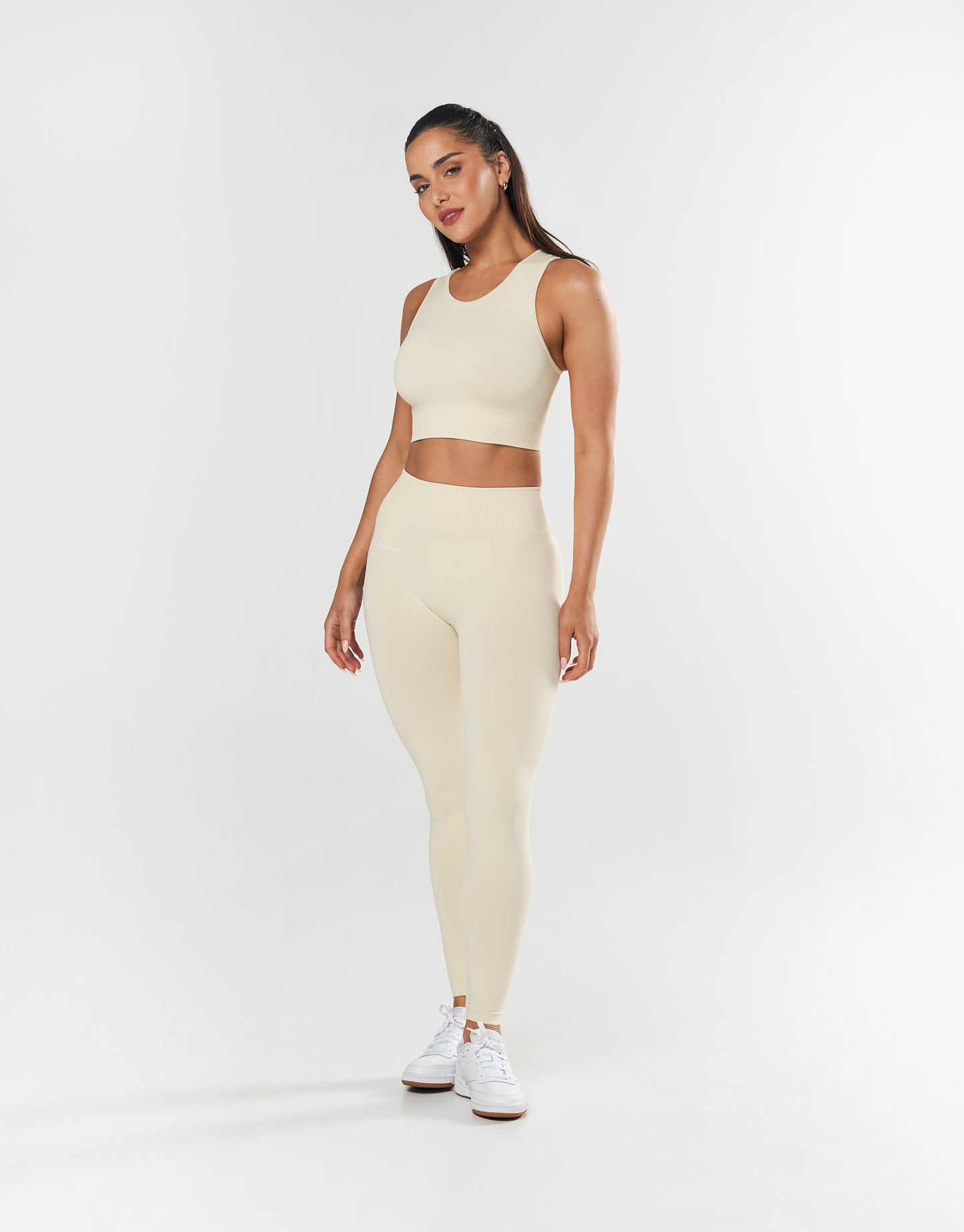 Seamless Cropped Singlet - Butter