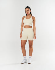 Seamless Strappy Crop - Butter