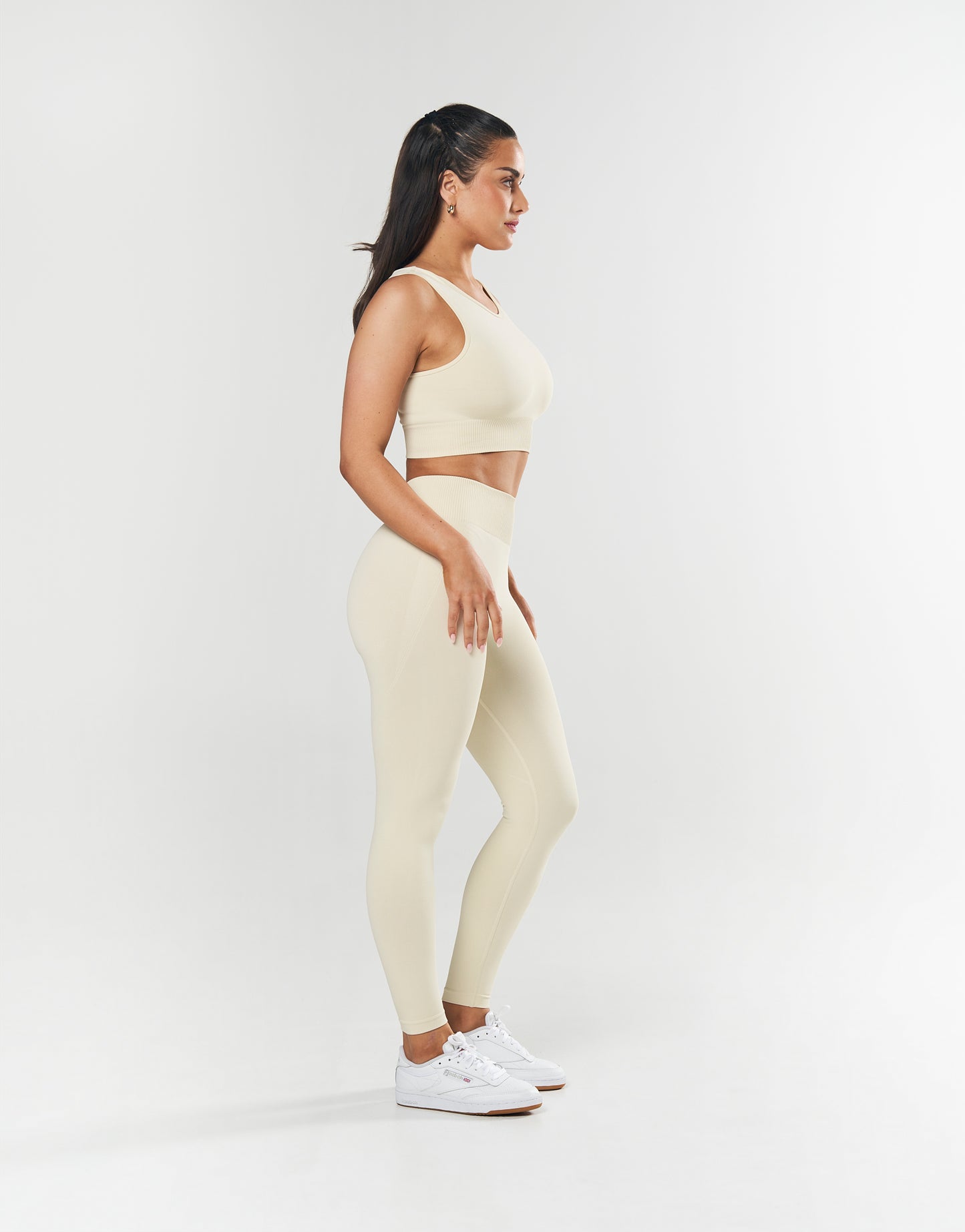 Seamless Cropped Singlet - Butter