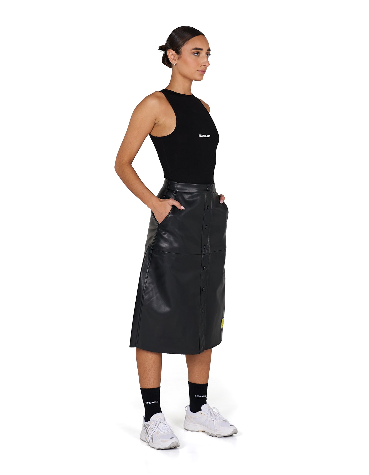 SL S1 Faux Skirt Long - Black