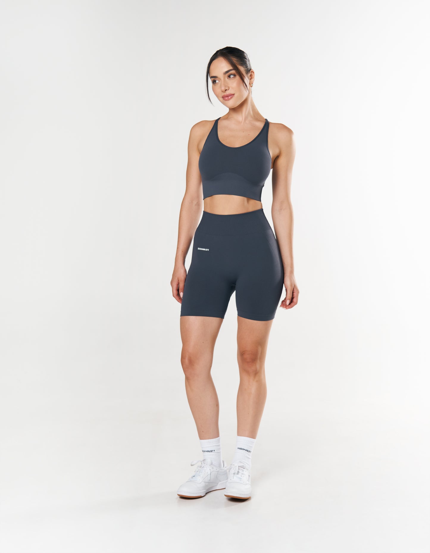 Seamless Strappy Crop - Blueberry