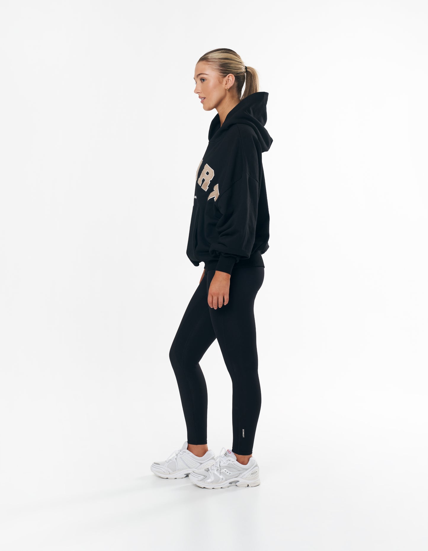 Sport Hoodie - Black/Cream