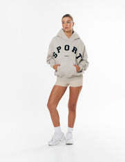 Sport Hoodie - Cream