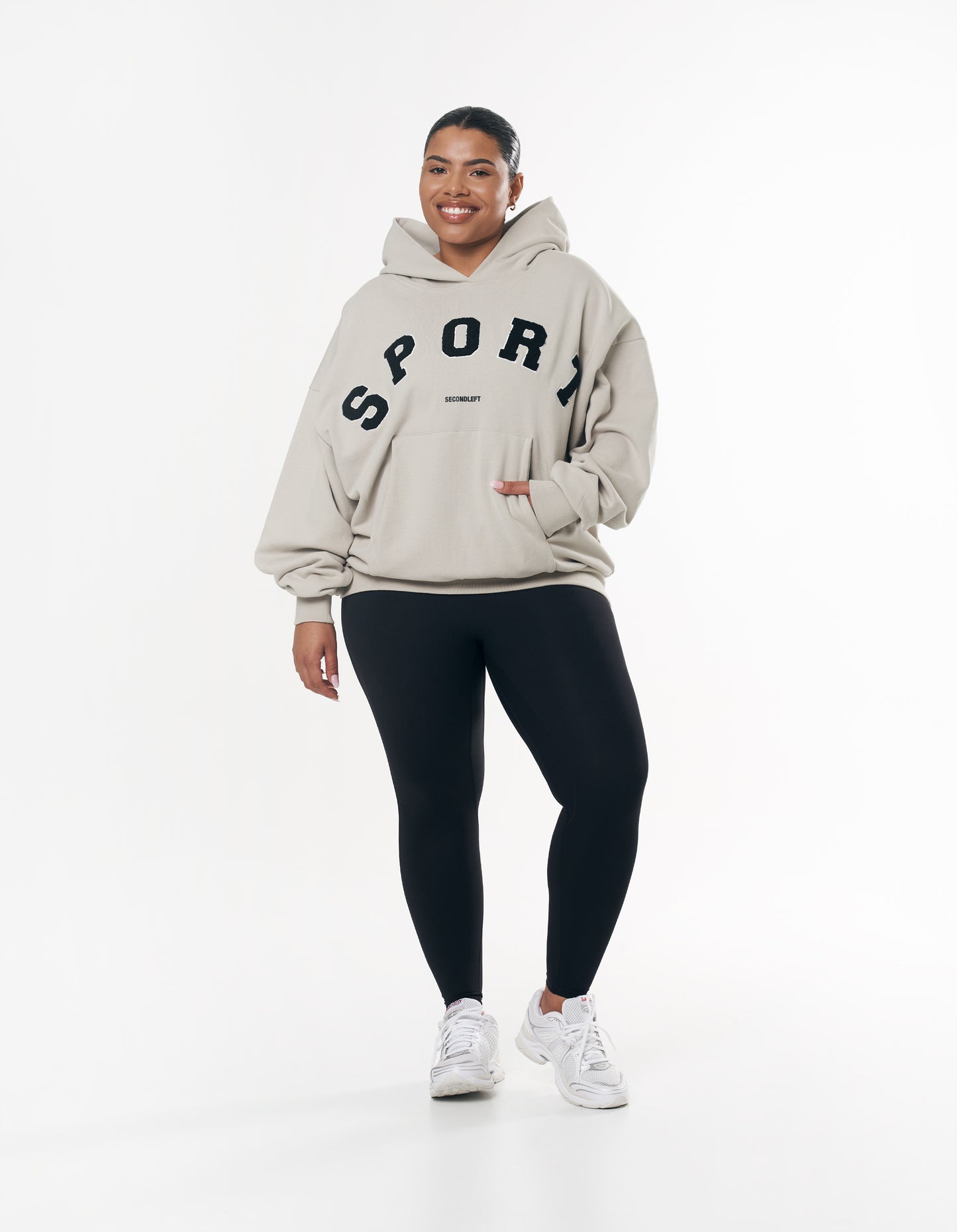 Sport Hoodie - Cream