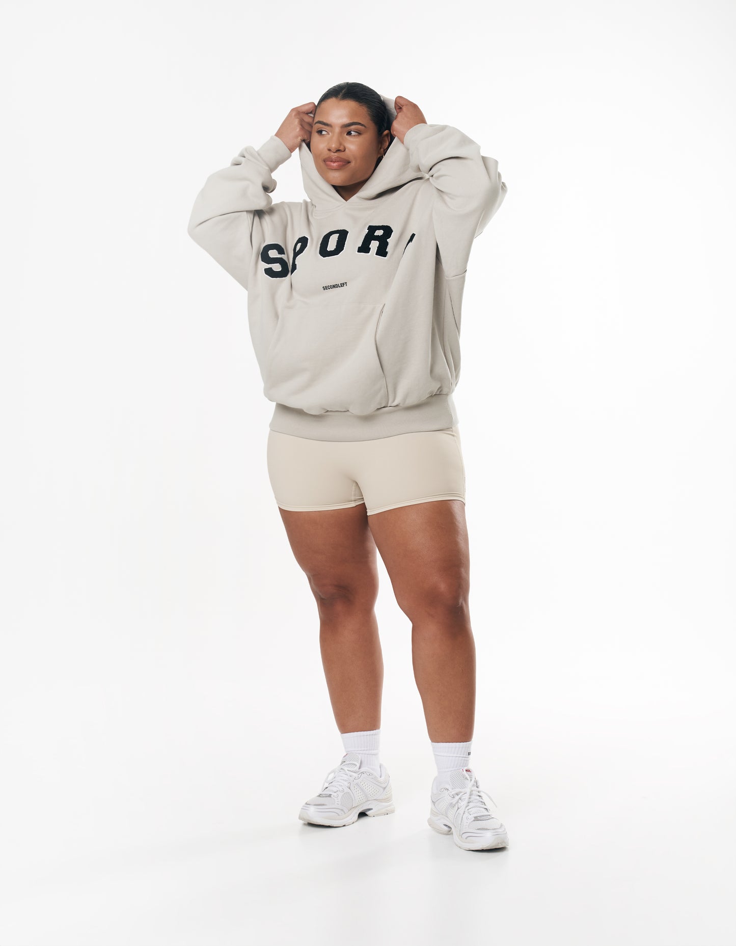 Sport Hoodie - Cream