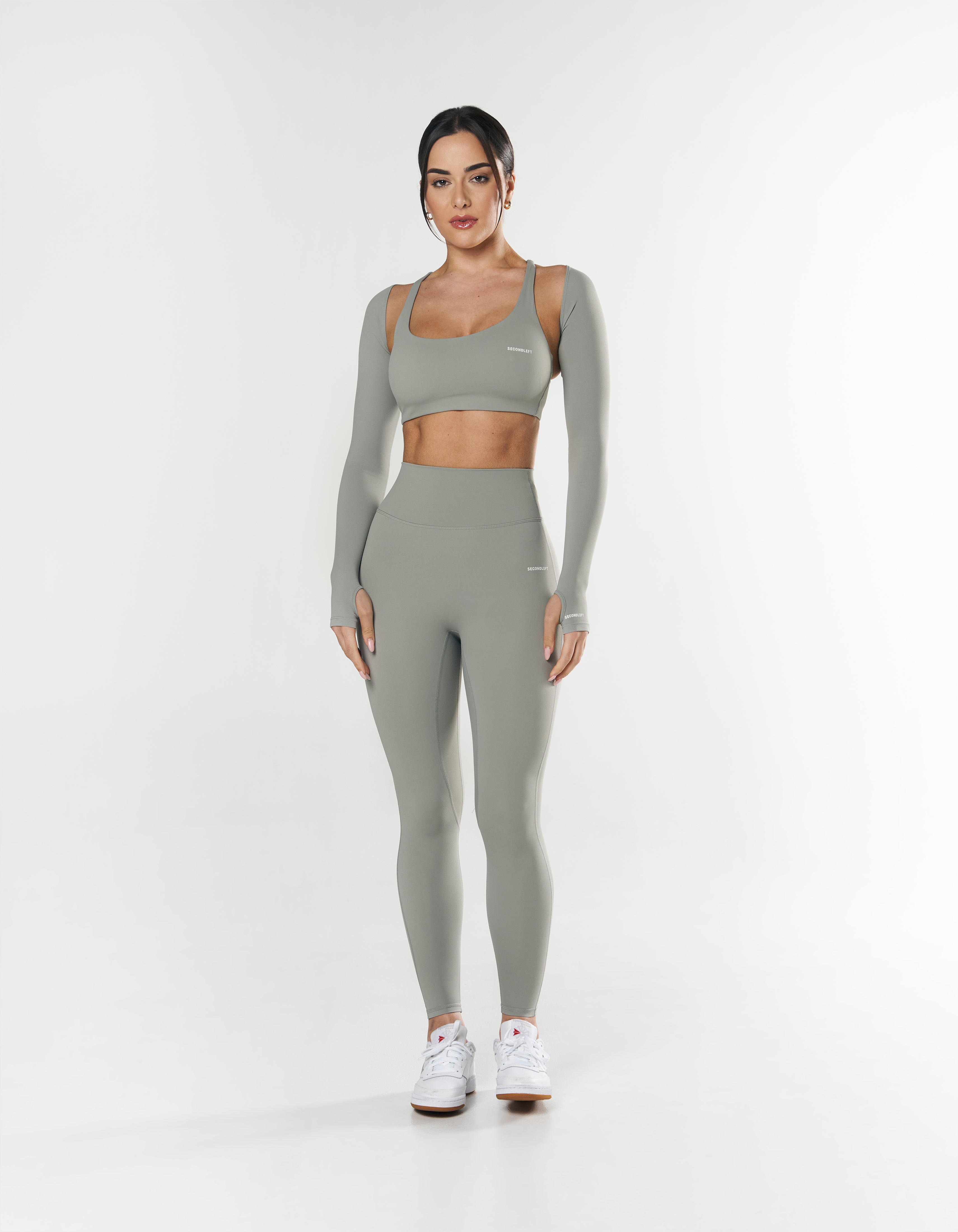 Grey cropped leggings on sale uk