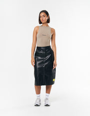 S1 Faux Skirt Long - Black