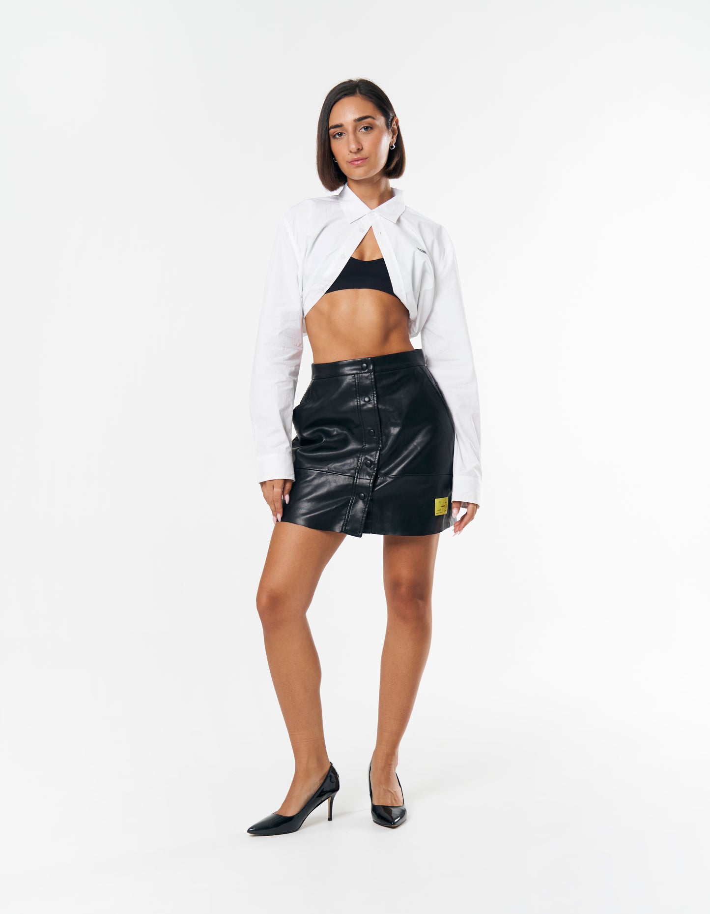 S1 Faux Skirt Short - Black