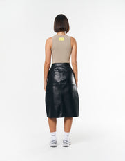 S1 Faux Skirt Long - Black