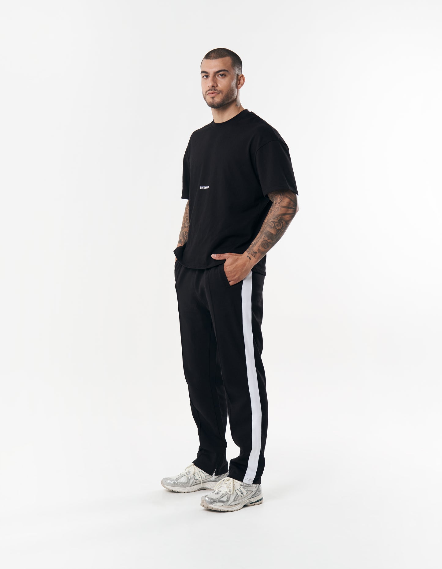 S1 Tracksuit Pant - Black