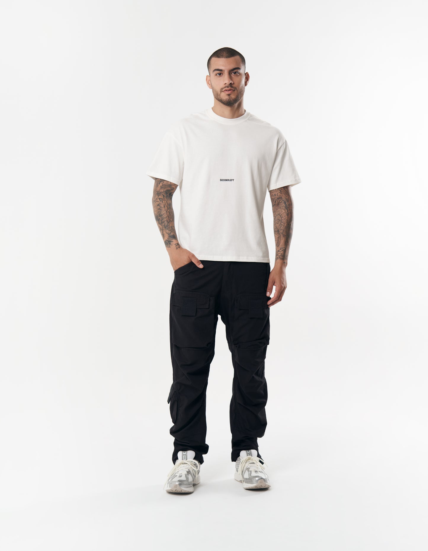 Cropped Classic Tee - White