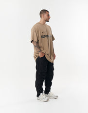 S1 Distressed Tee - Beige