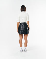 S1 Faux Skirt Short - Black