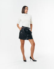 S1 Faux Skirt Short - Black