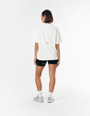 Cropped Classic Tee - White