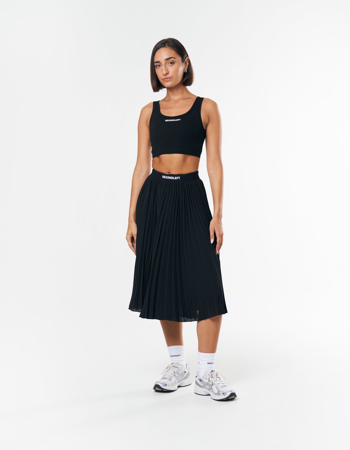 S1 Pleat Skirt - Black