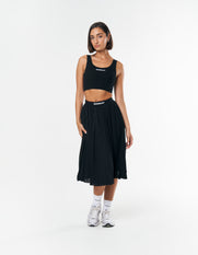 S1 Pleat Skirt - Black