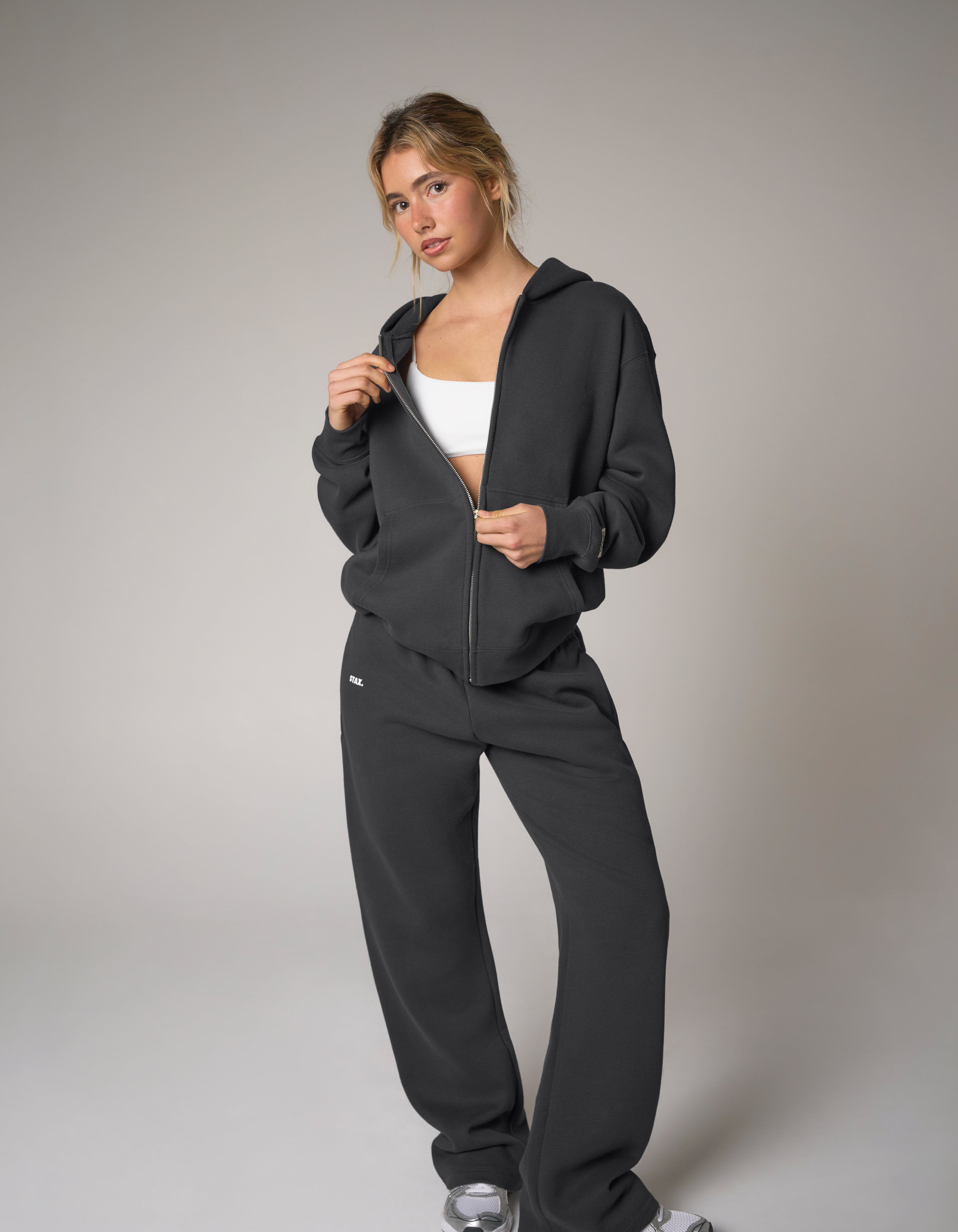 Zip Hoodie Solfleece® - Charcoal