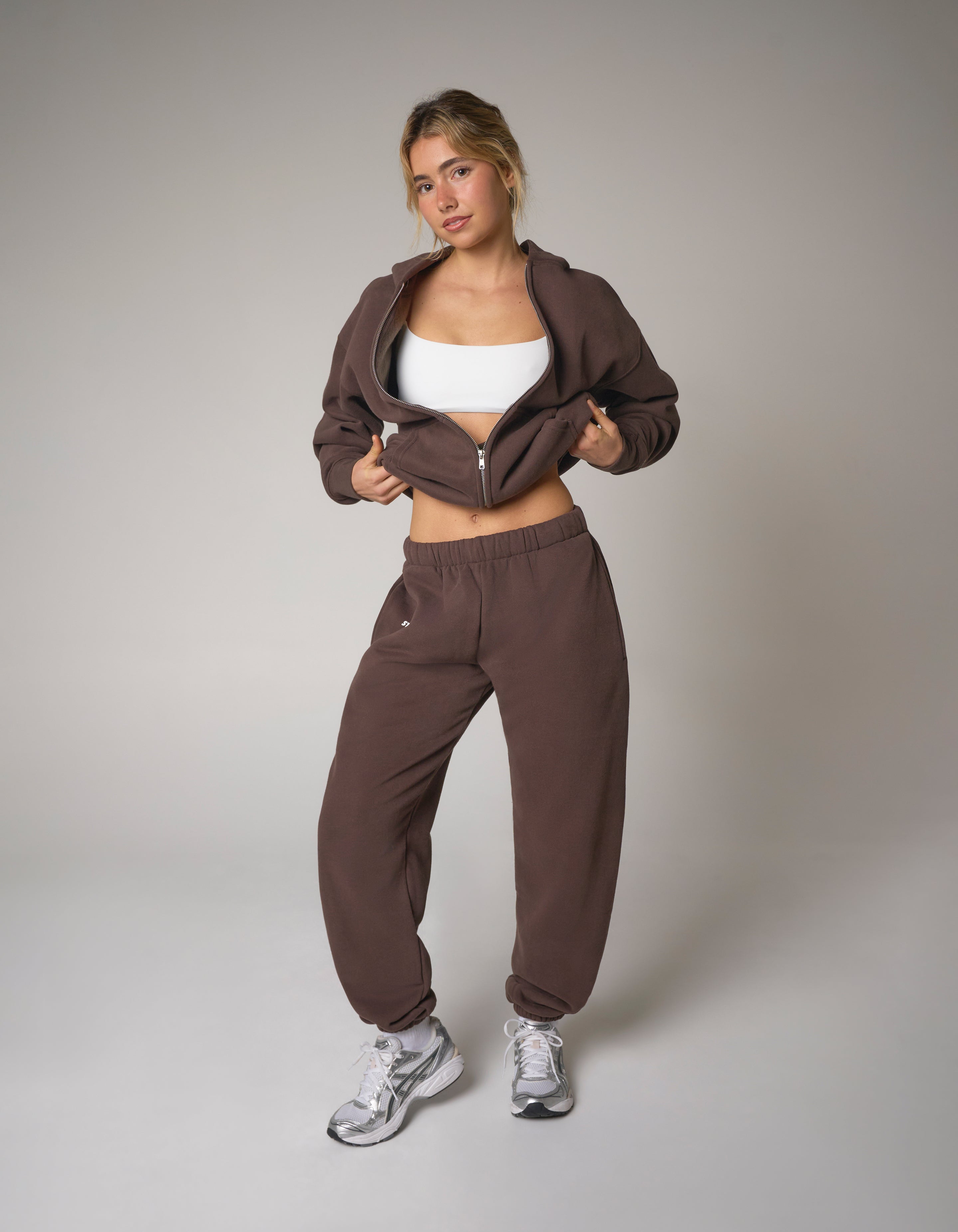Cuffed Leg Joggers Solfleece® - Chocolate