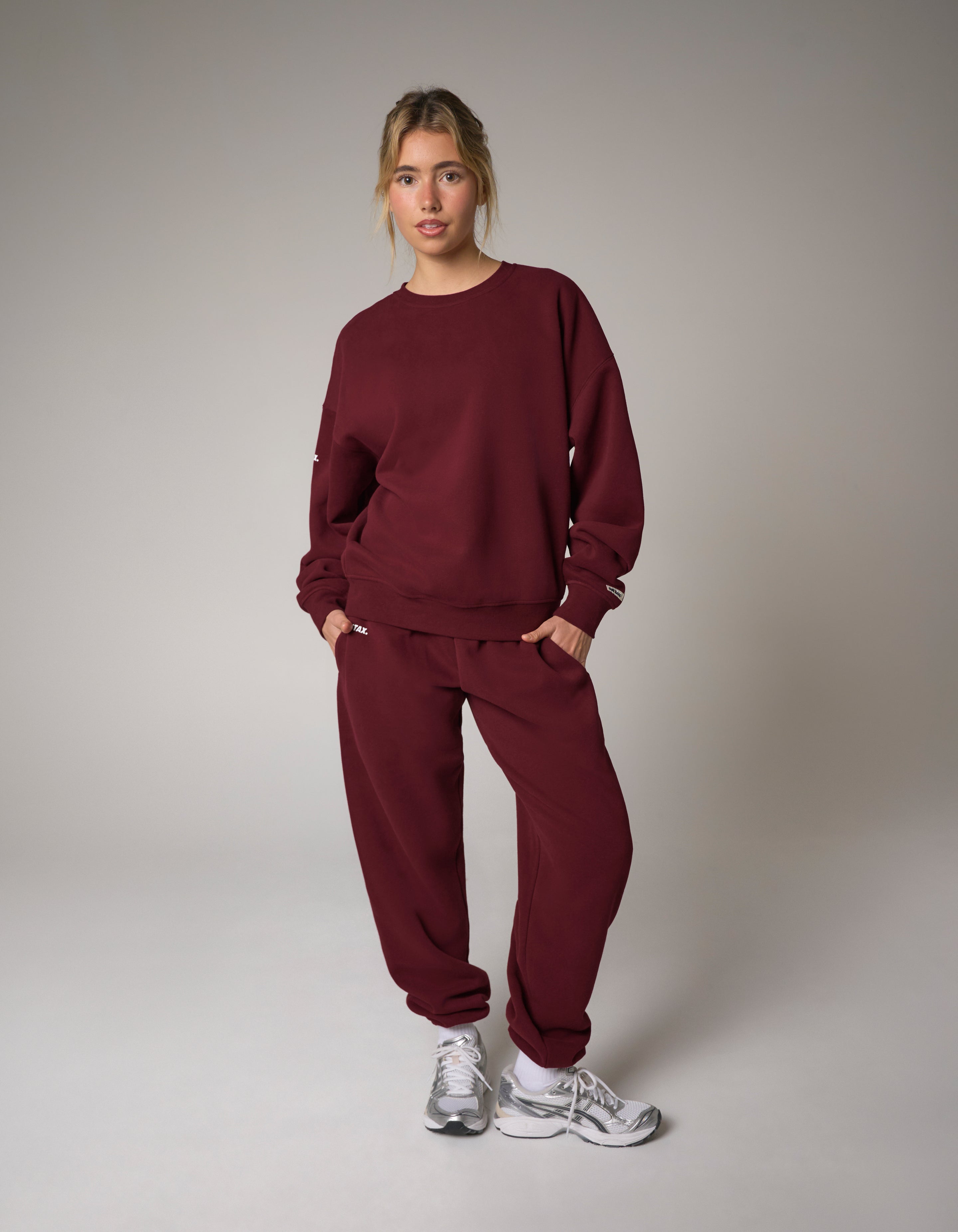 Cuffed Leg Joggers Solfleece® - Burgundy
