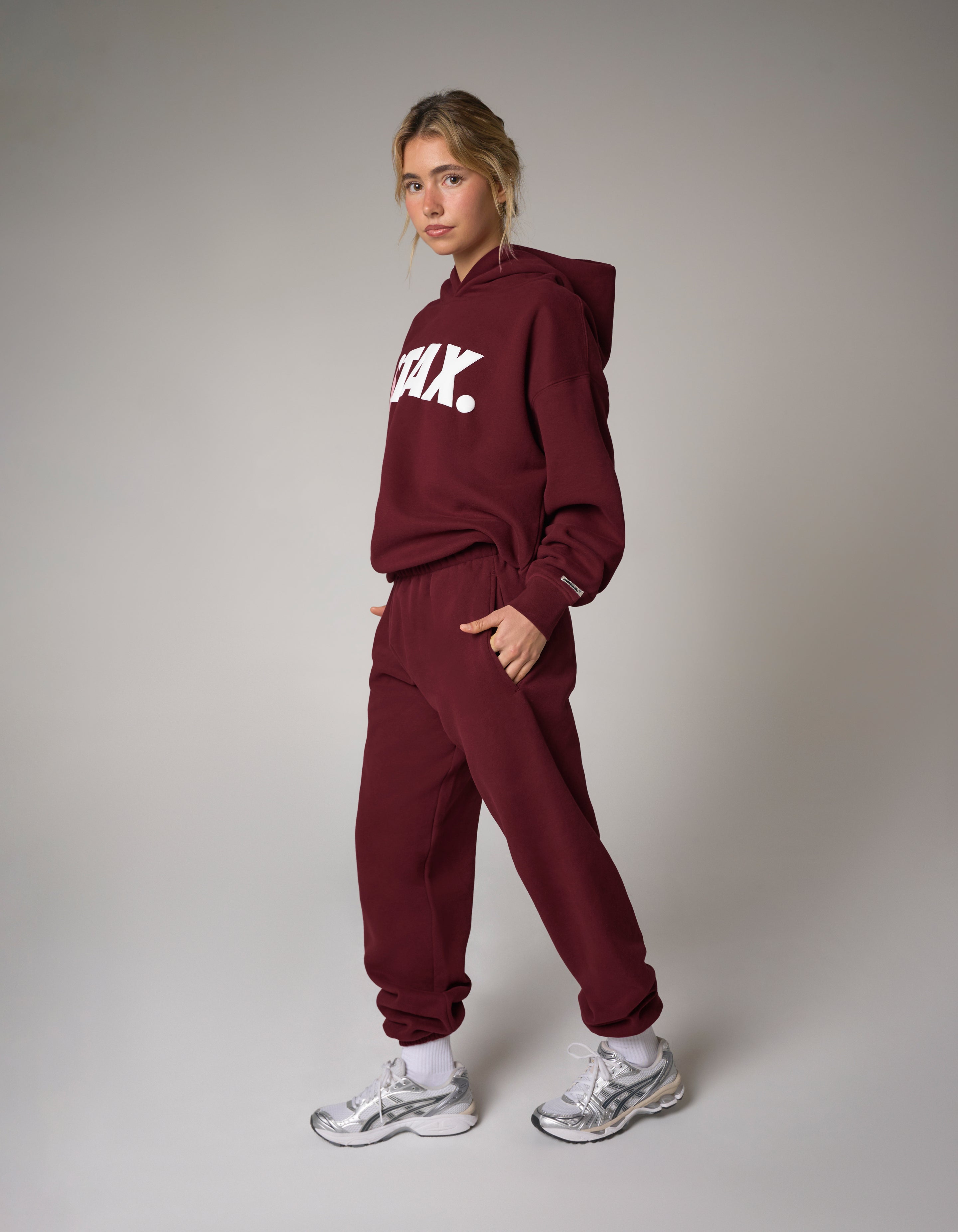 Cuffed Leg Joggers Solfleece® - Burgundy