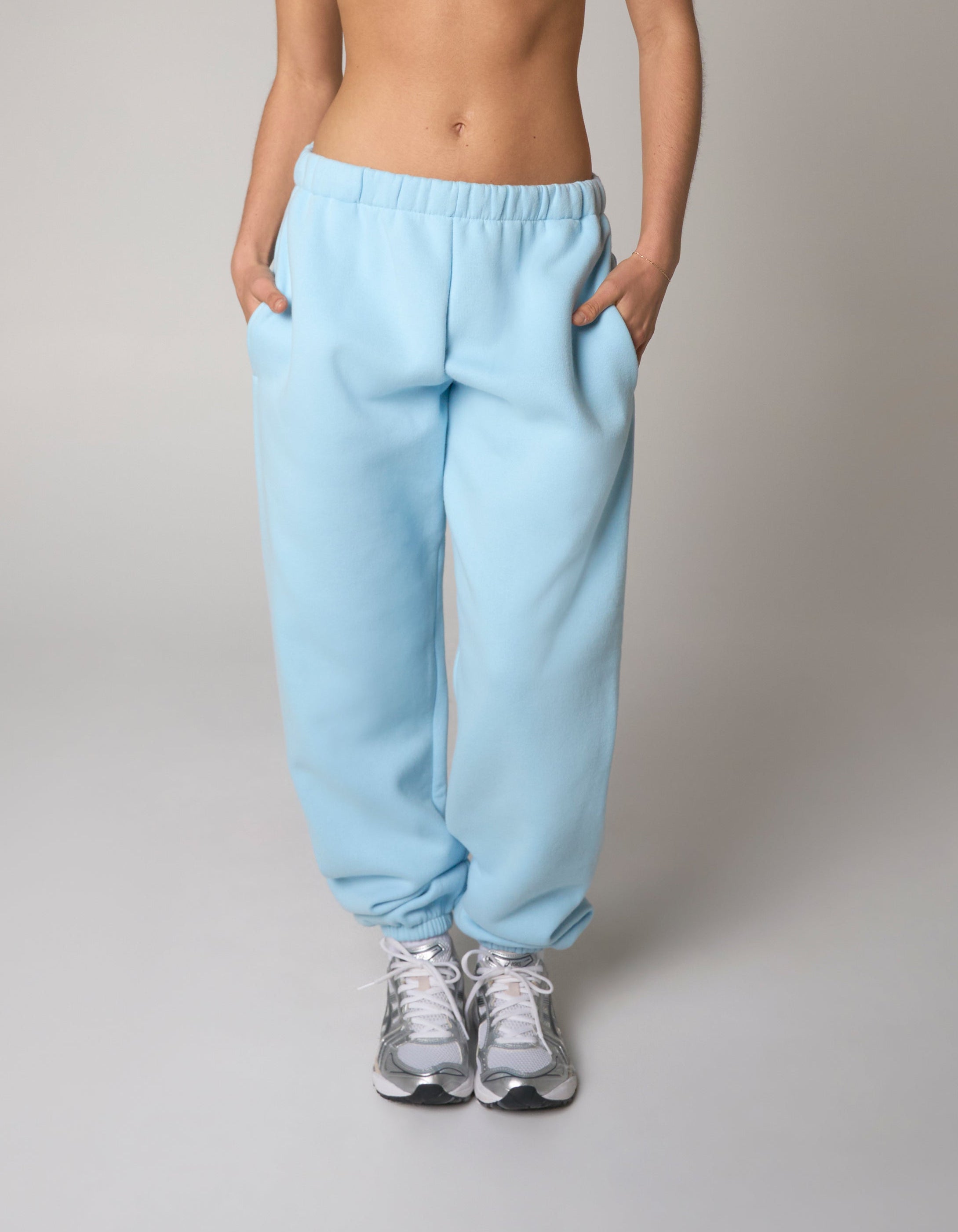 Cuffed Leg Joggers Solfleece® - Ice Blue