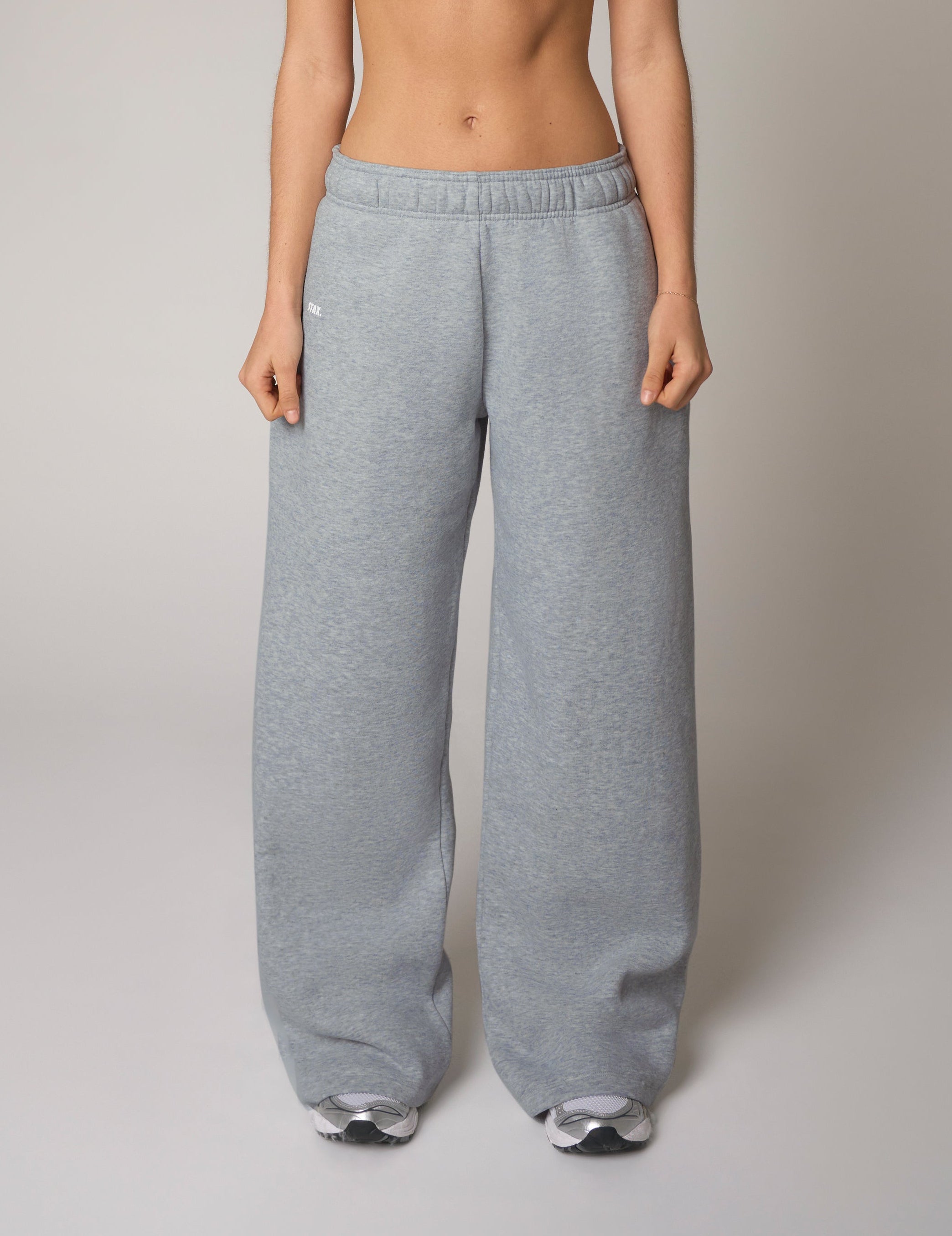 Wide Leg Joggers Solfleece® - Grey Marle