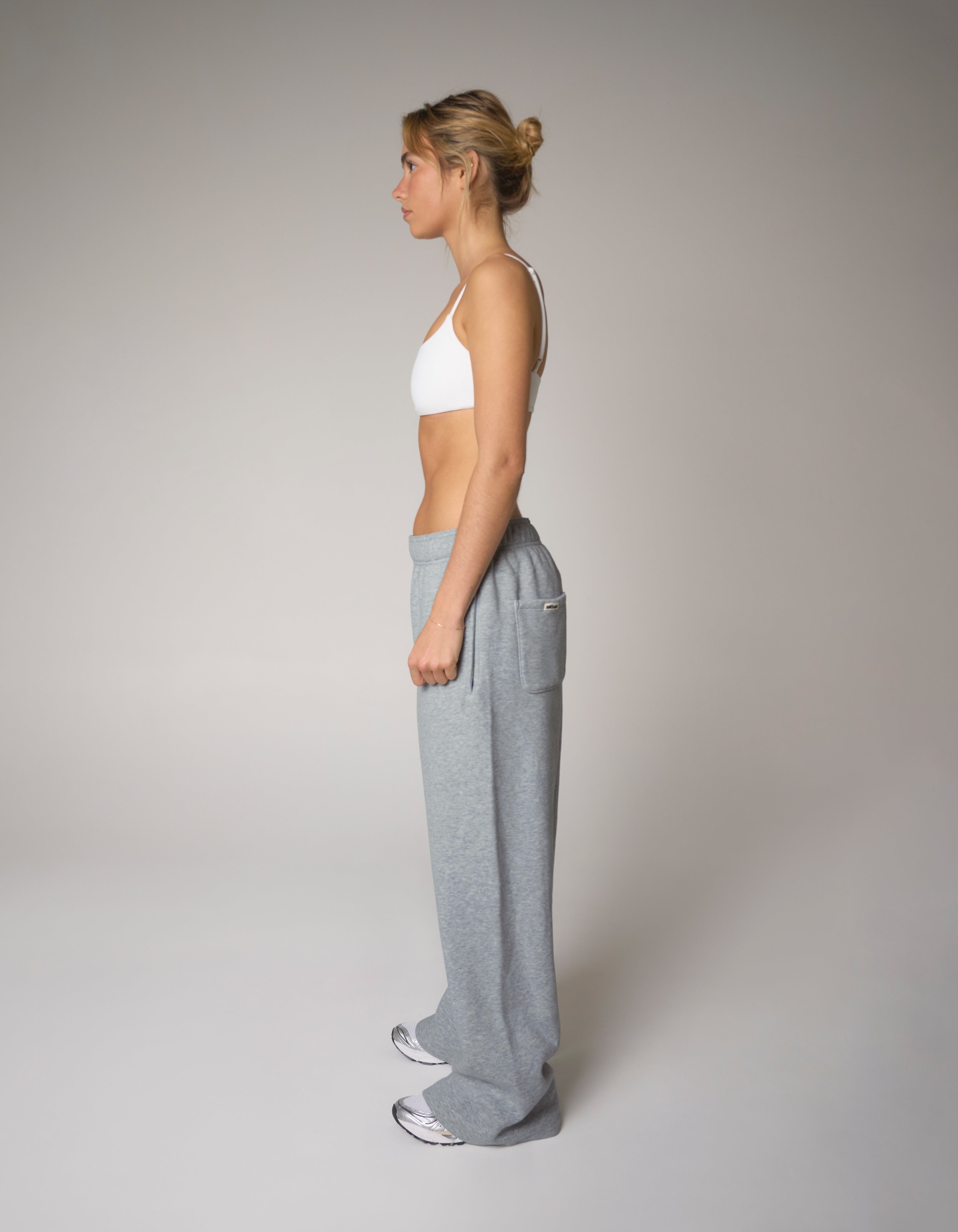 Wide Leg Joggers Solfleece® - Grey Marle