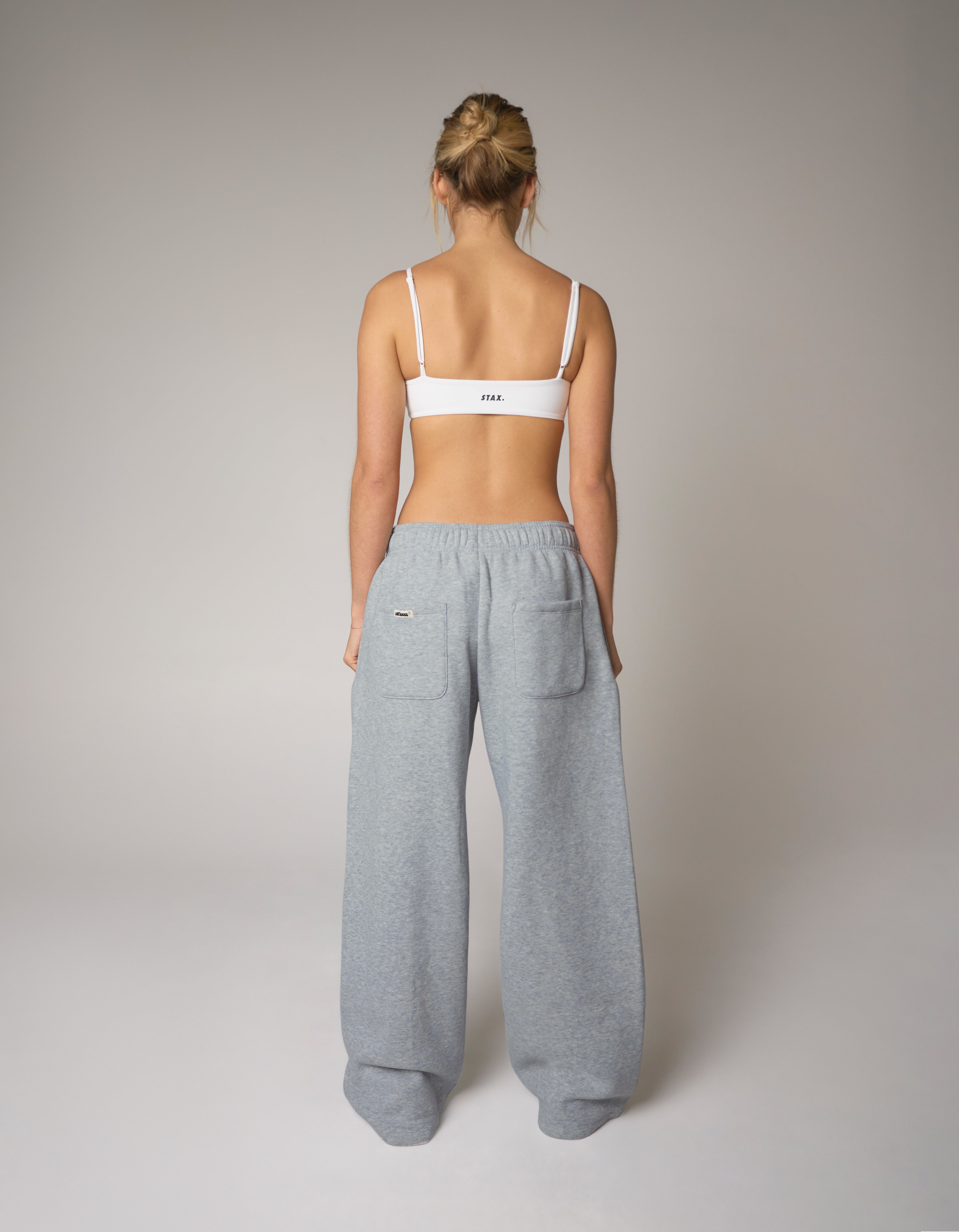 Wide Leg Joggers Solfleece® - Grey Marle