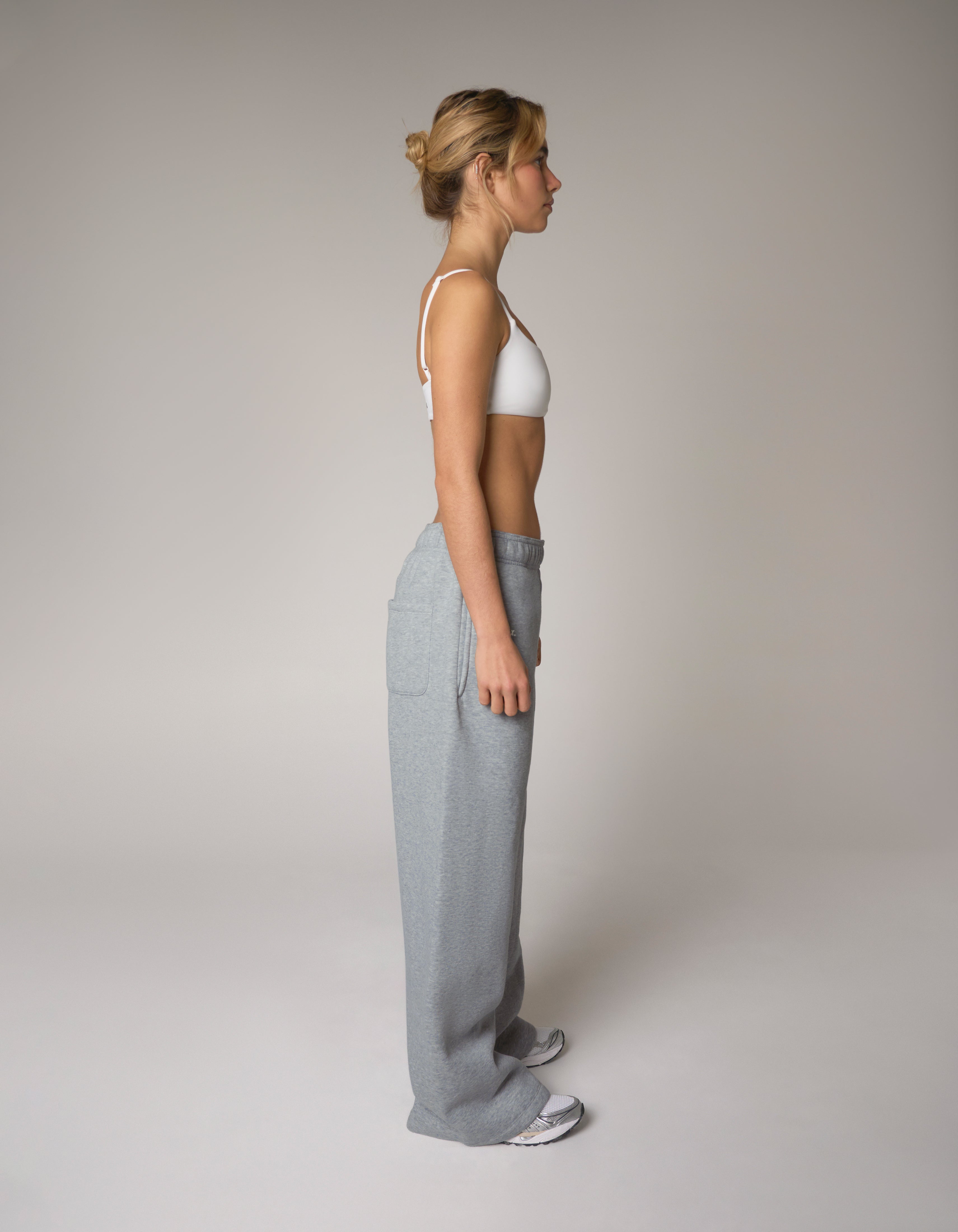 Wide Leg Joggers Solfleece® - Grey Marle