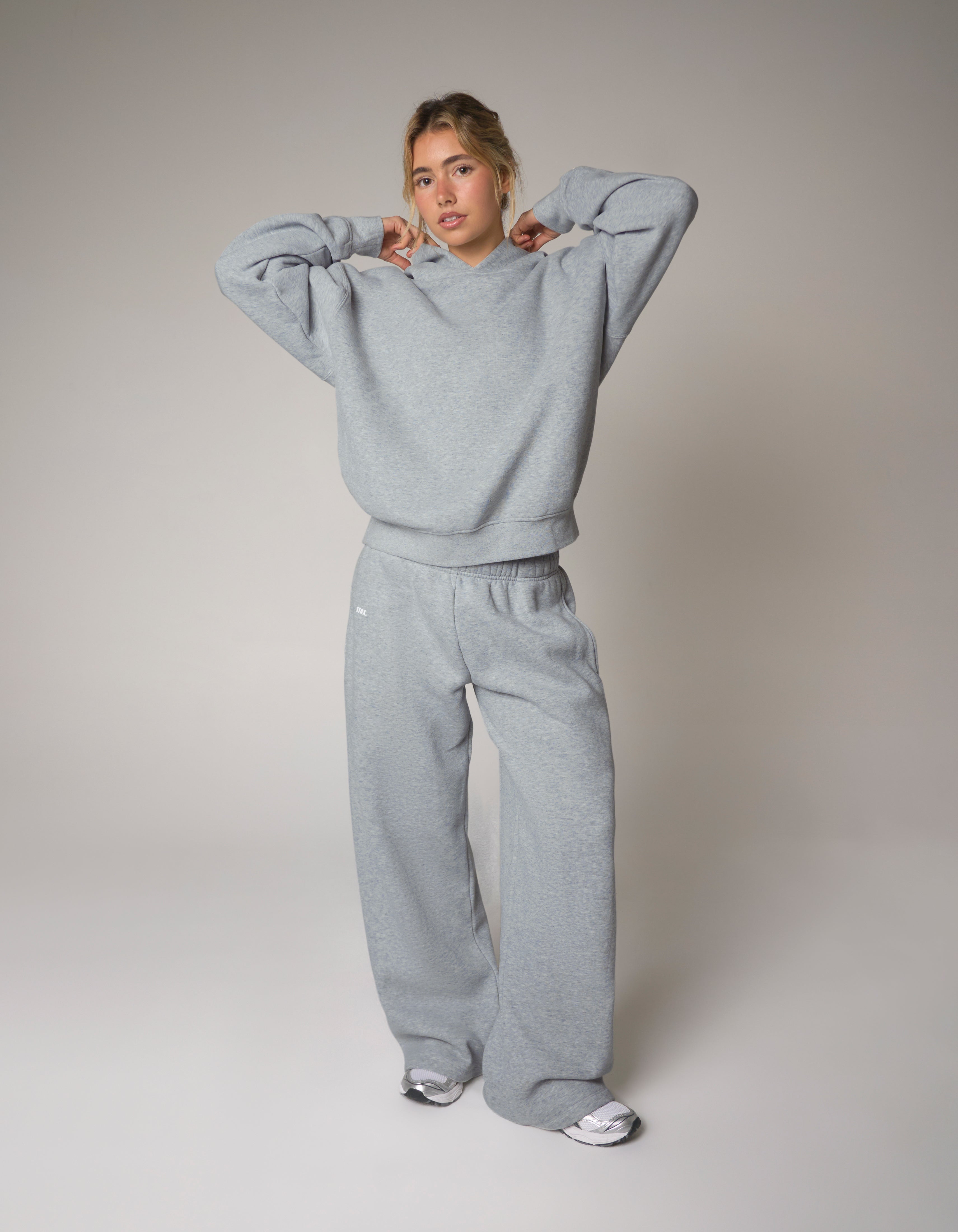 Wide Leg Joggers Solfleece® - Grey Marle