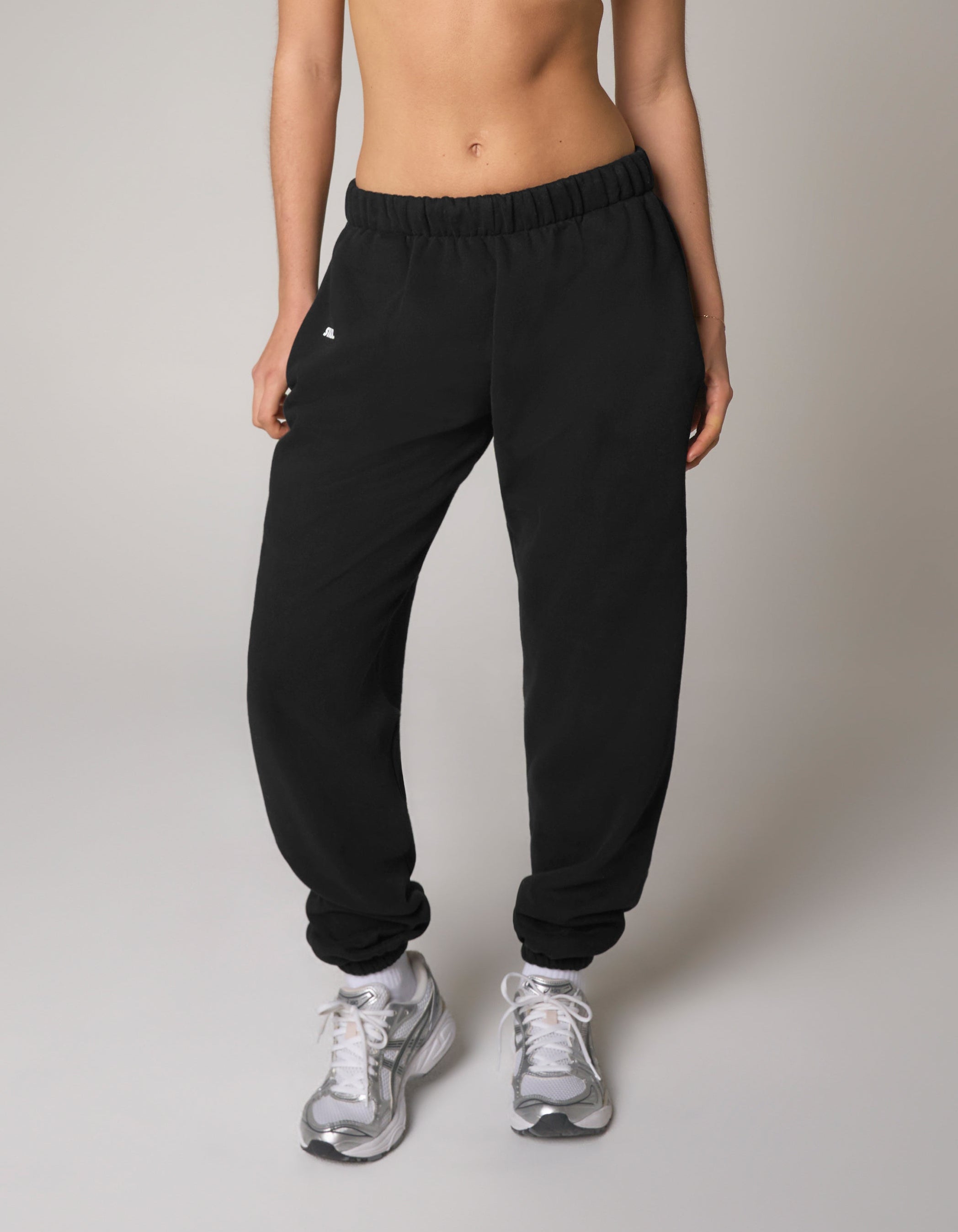 Cuffed Leg Joggers Solfleece® - Black