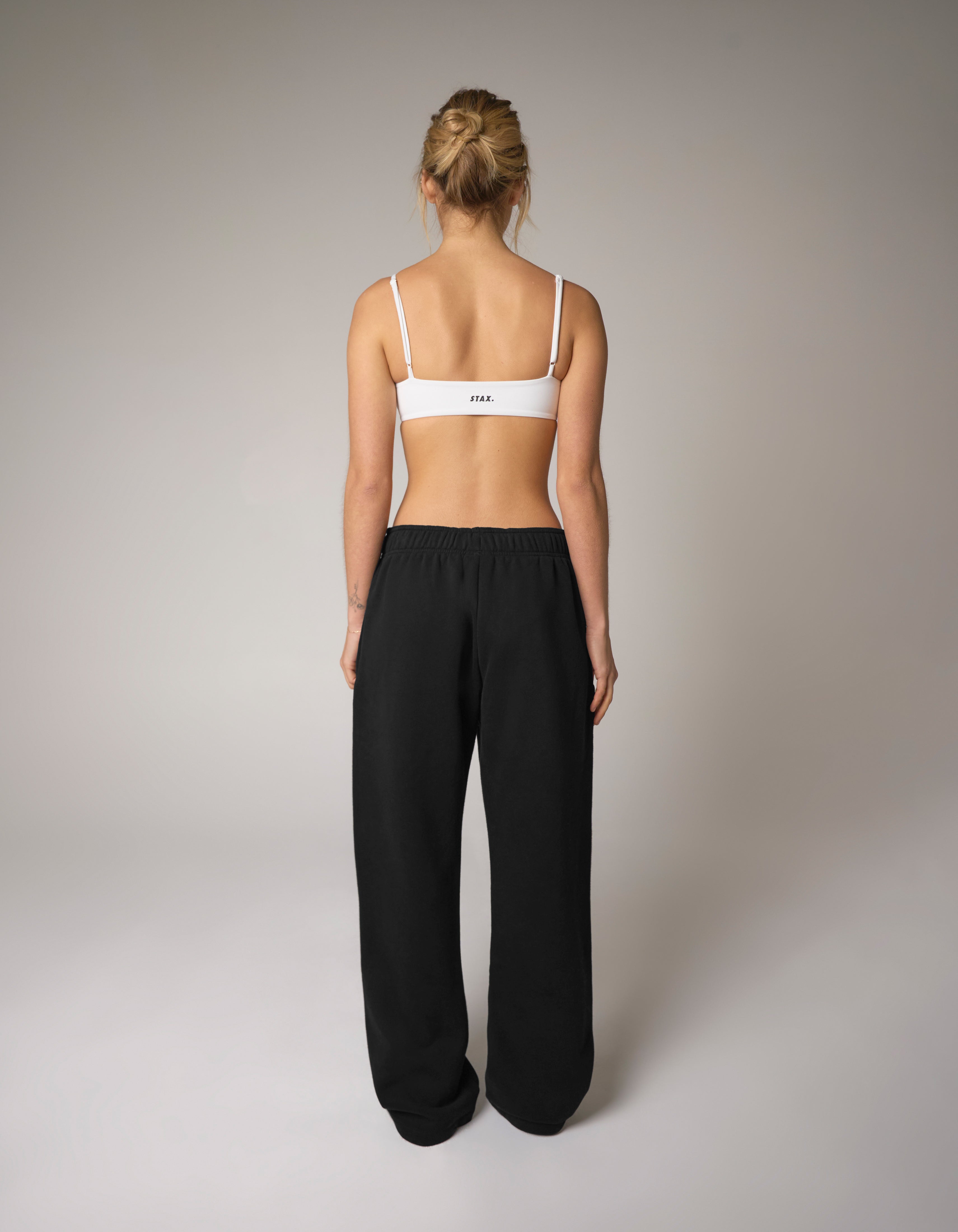 Straight Leg Joggers Solfleece® - Black