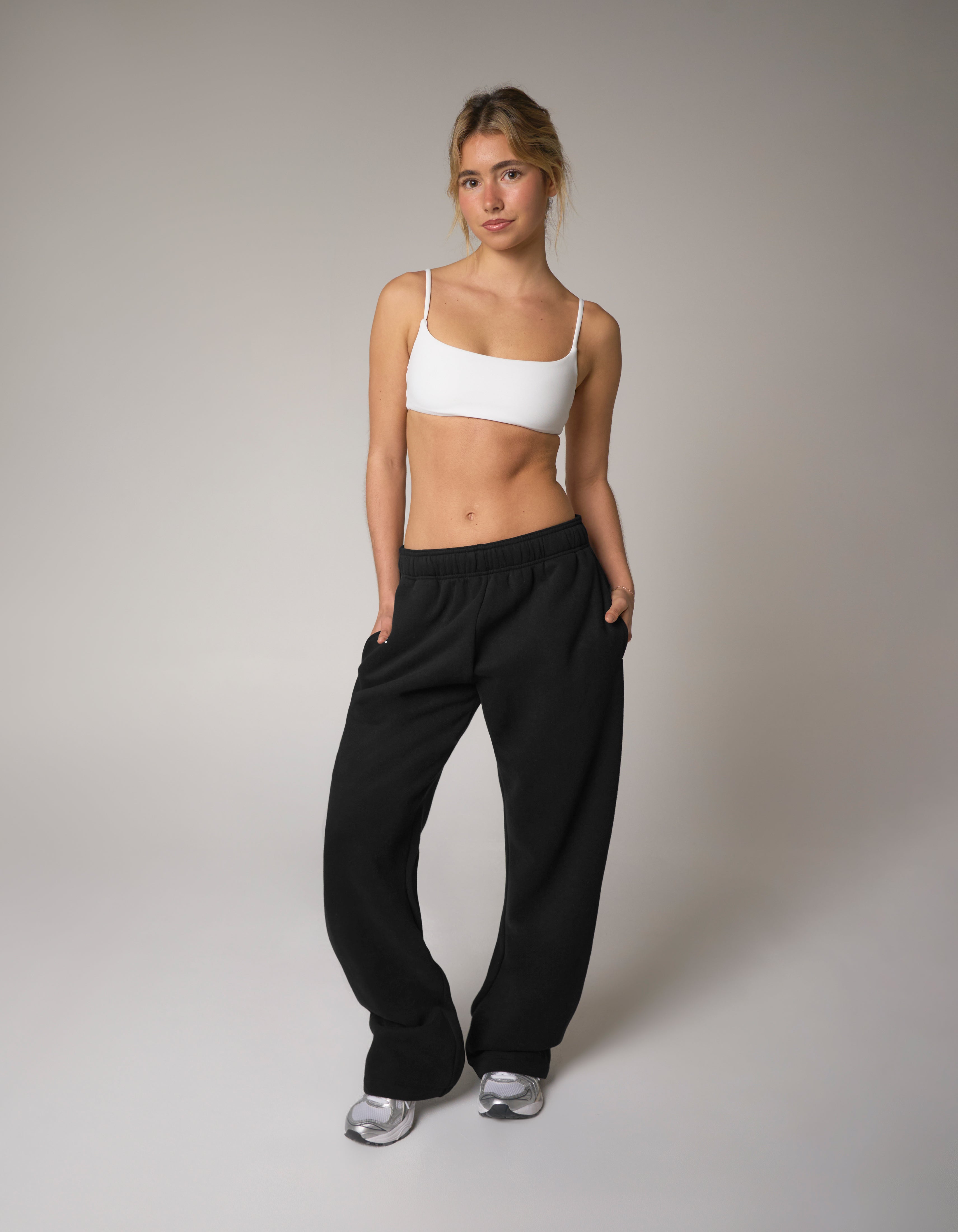 Straight Leg Joggers Solfleece® - Black