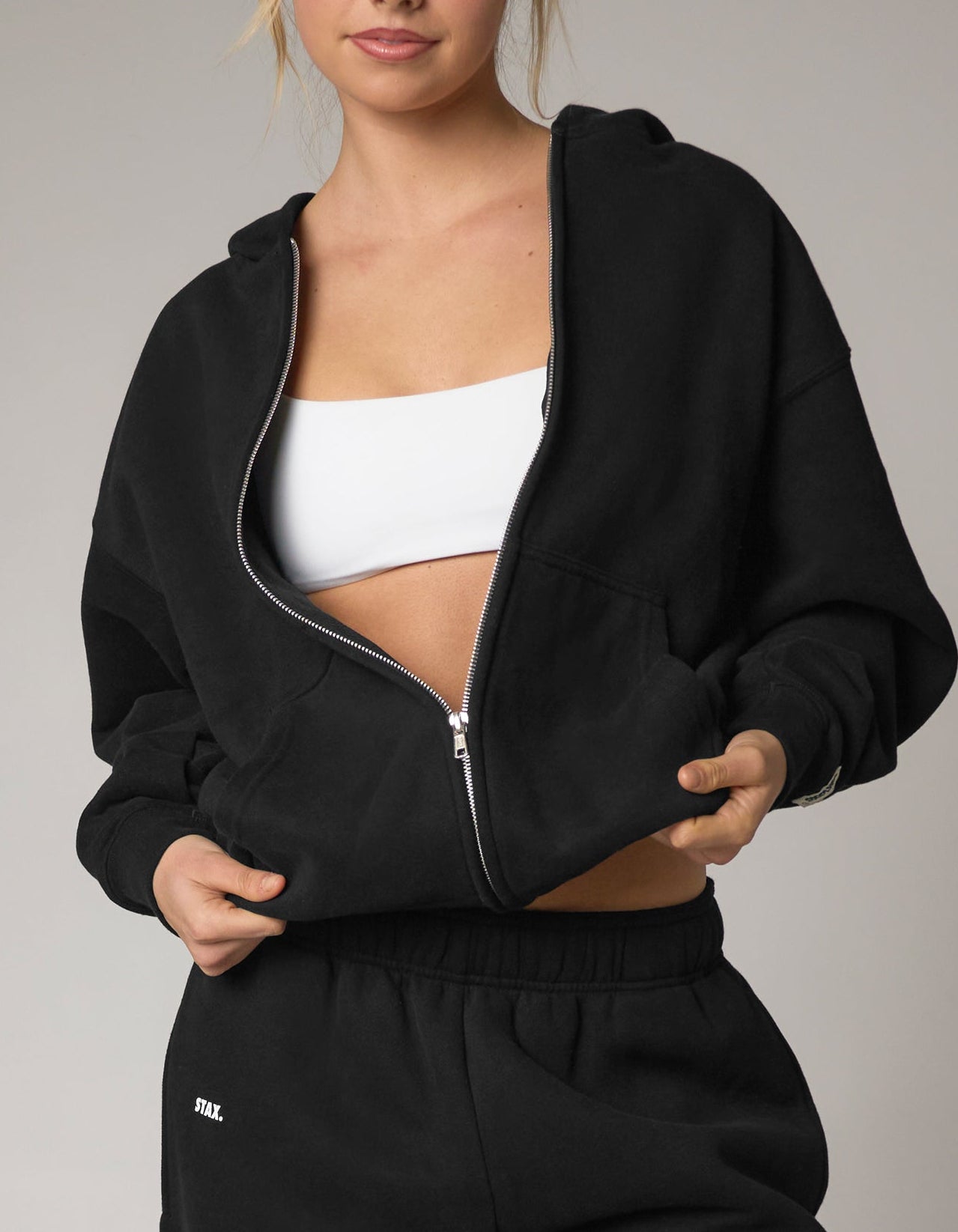 Zip Hoodie Solfleece® - Black
